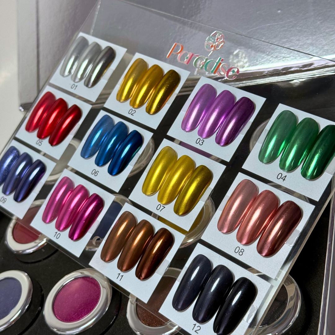 12 COLORS NAIL ART POWDER