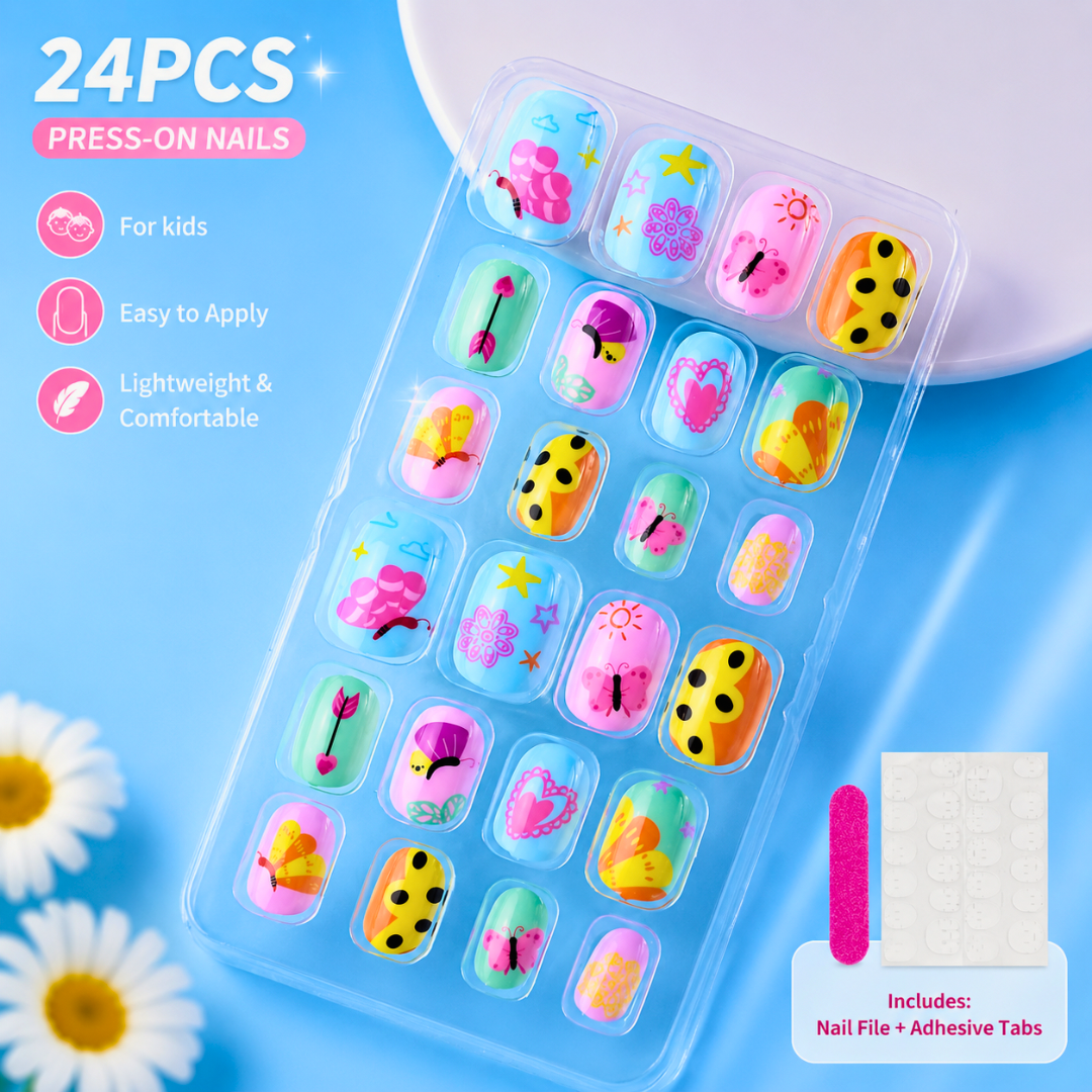 BUTTERFLY PRINCESS NAILS