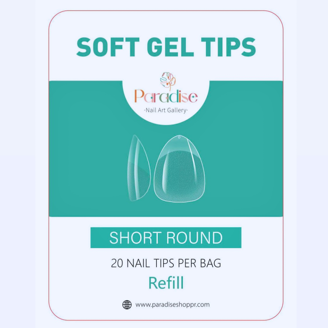 GEL TIPS SHORT ROUND