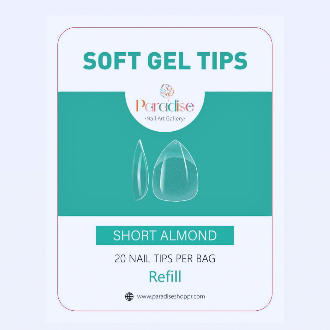 GEL TIPS SHORT ALMOND