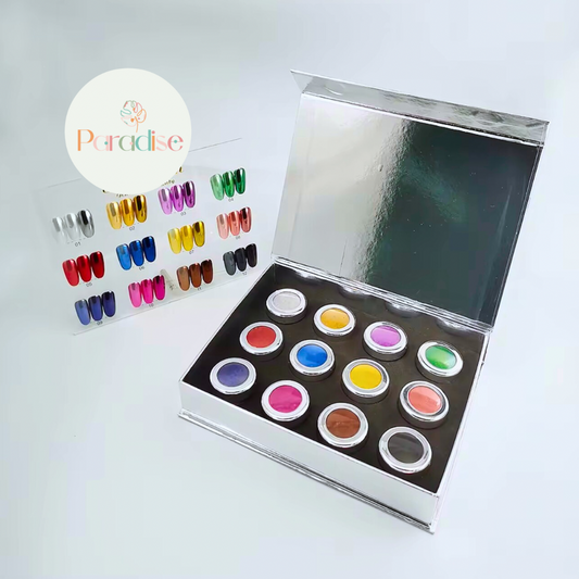 12 COLORS NAIL ART POWDER