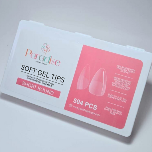 SHORT ROUND GEL TIPS