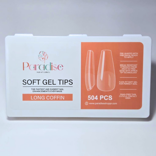LONG COFFIN GEL TIPS