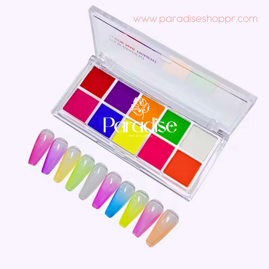 NEÓN GRADIENT COLOR PALETTE