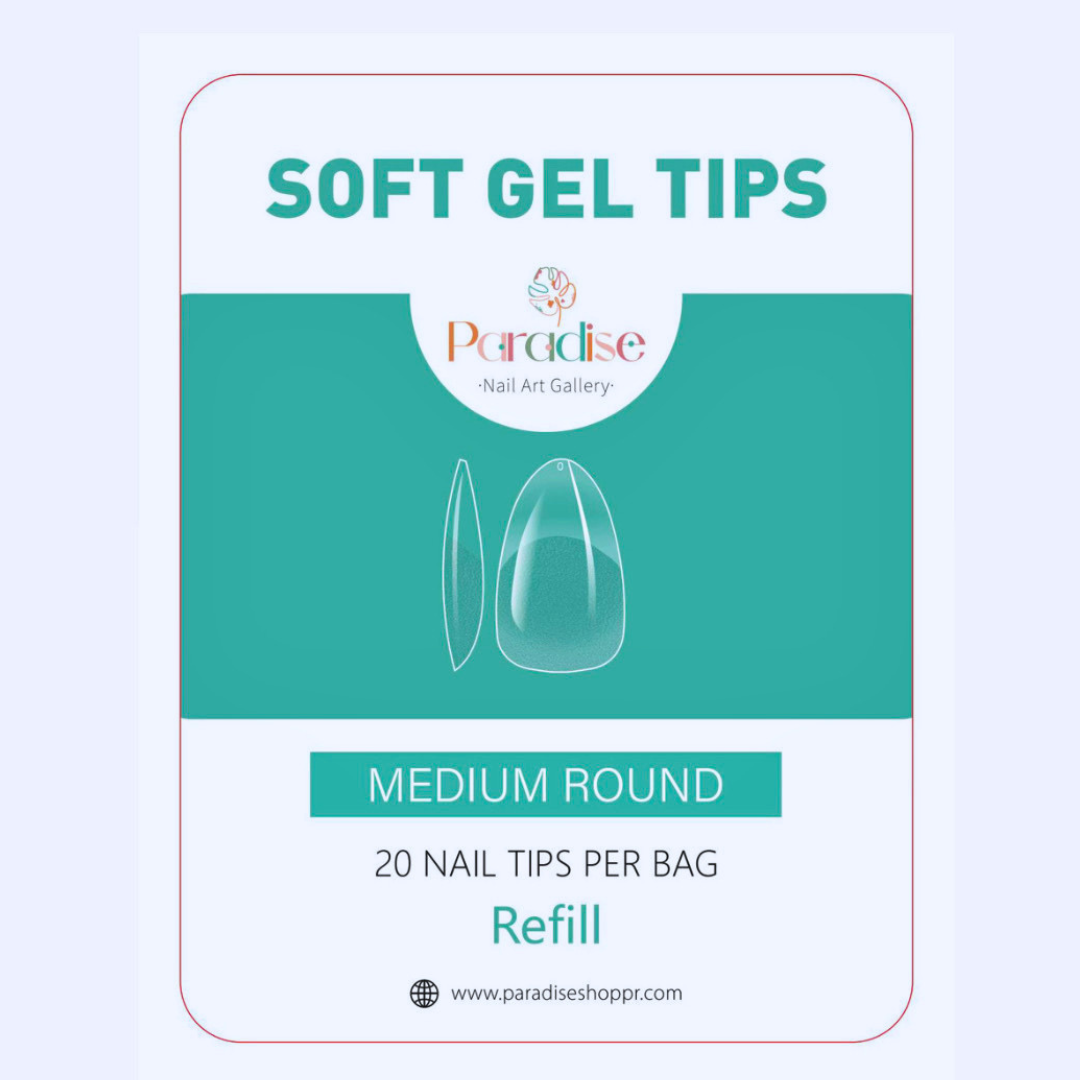 GEL TIPS MEDIUM ROUND
