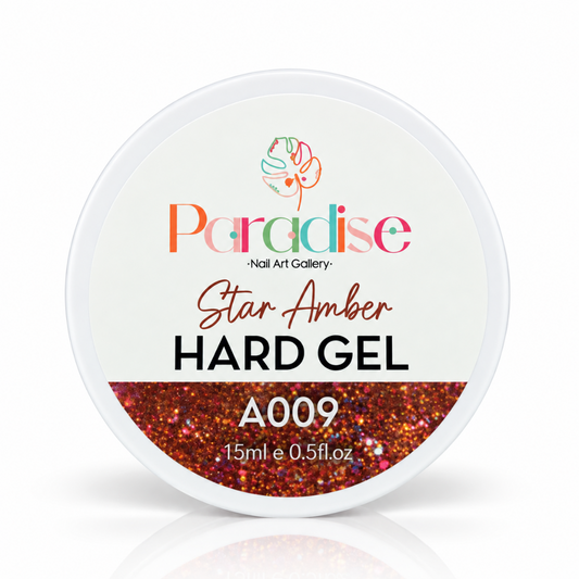 HARD GEL STAR AMBER A009