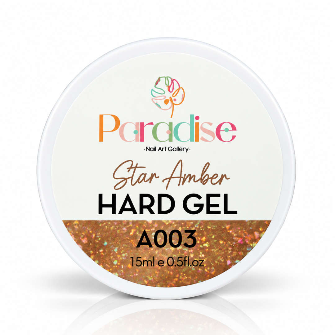 HARD GEL STAR AMBER A003