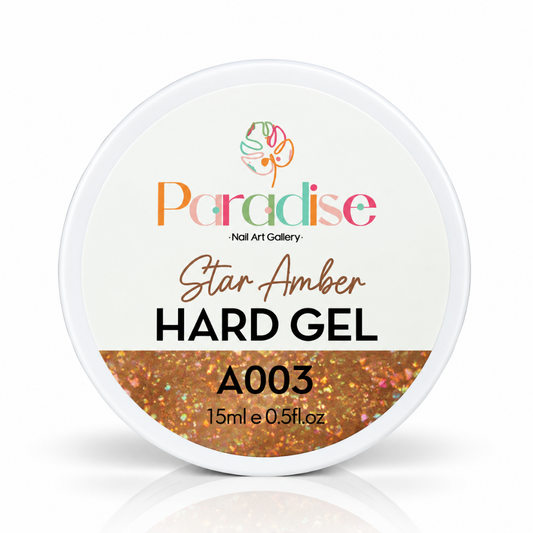 HARD GEL STAR AMBER A003