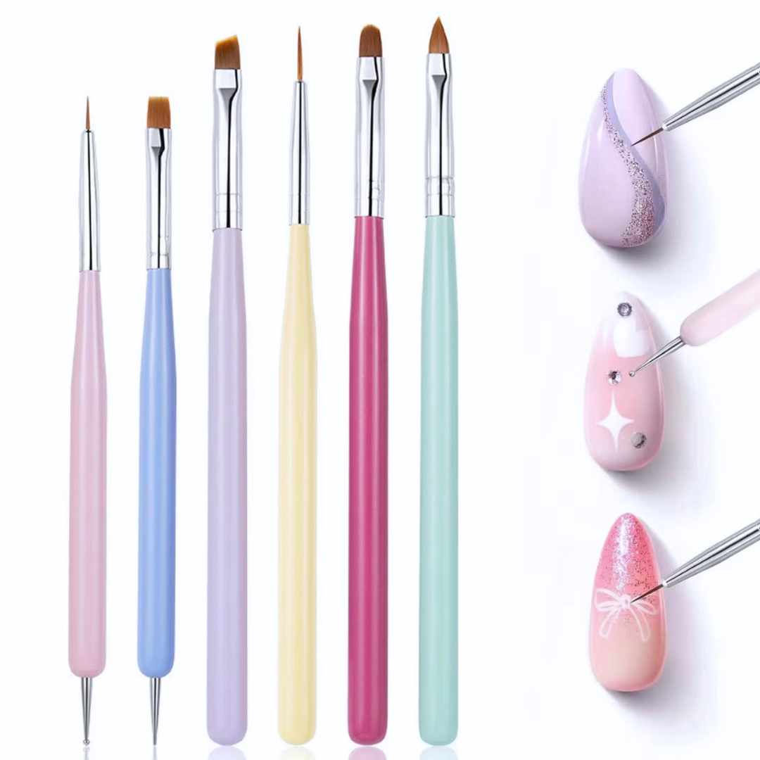 SET DE 6 BROCHAS
