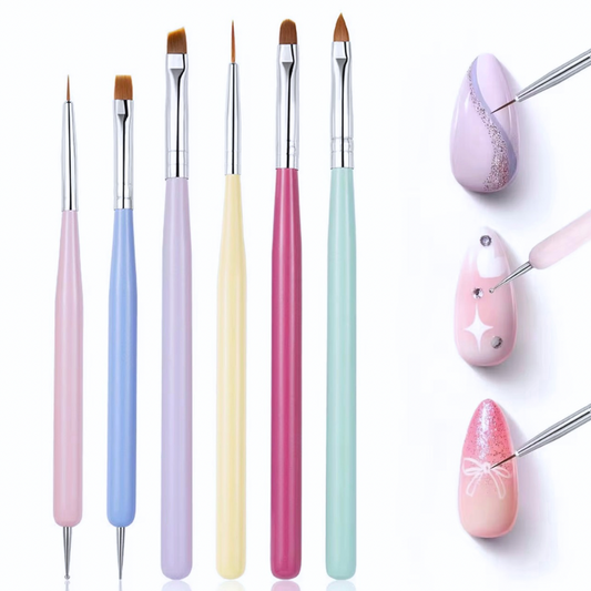 SET DE 6 BROCHAS