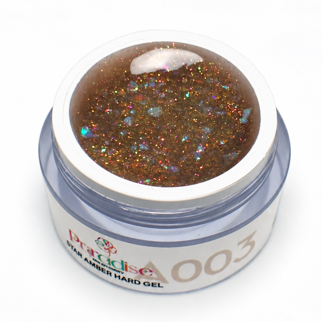 HARD GEL STAR AMBER A003