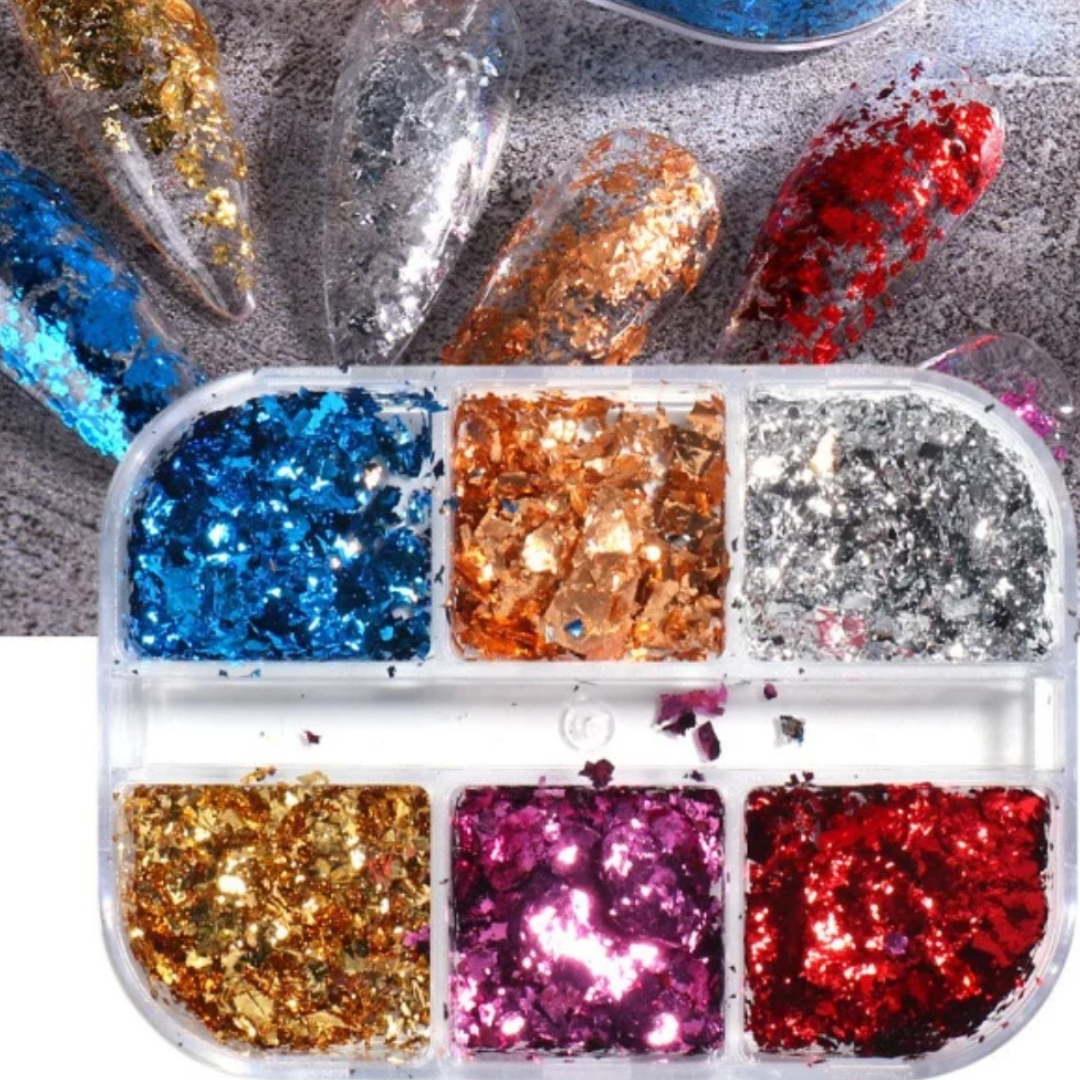 MIRROR NAIL FLAKES