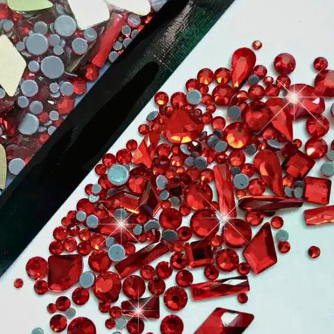GLASS NAIL RHINESTONES