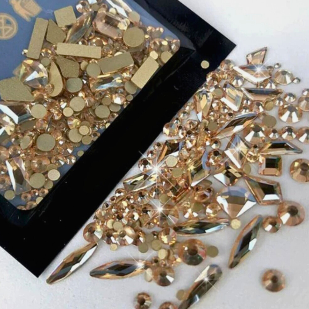 GLASS NAIL RHINESTONES