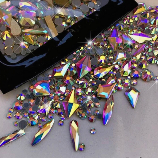 GLASS NAIL RHINESTONES