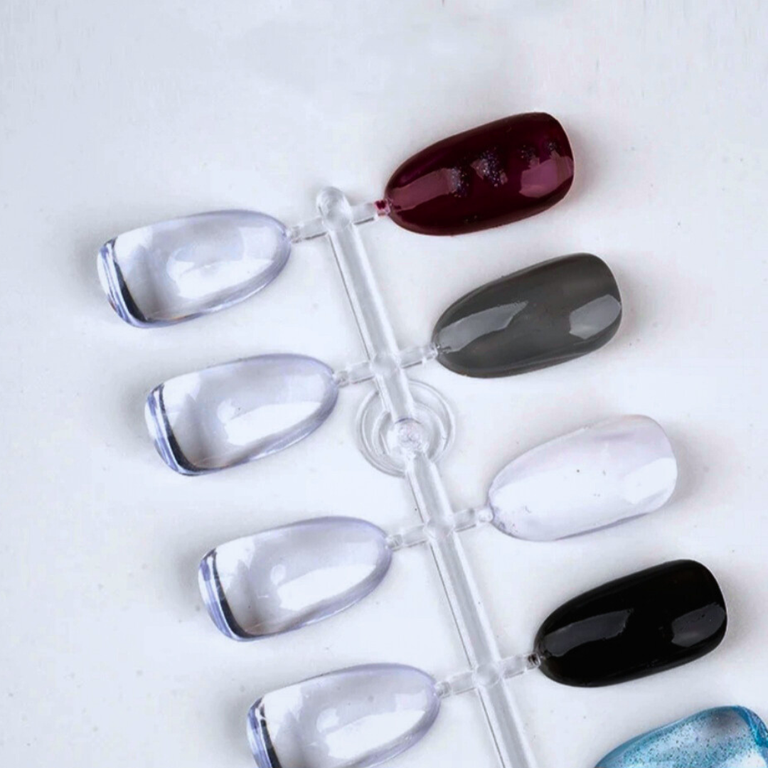 GLASS NAIL ART DISPLAY TIPS