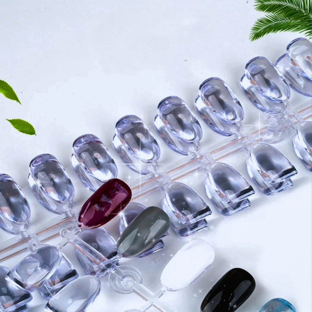 GLASS NAIL ART DISPLAY TIPS