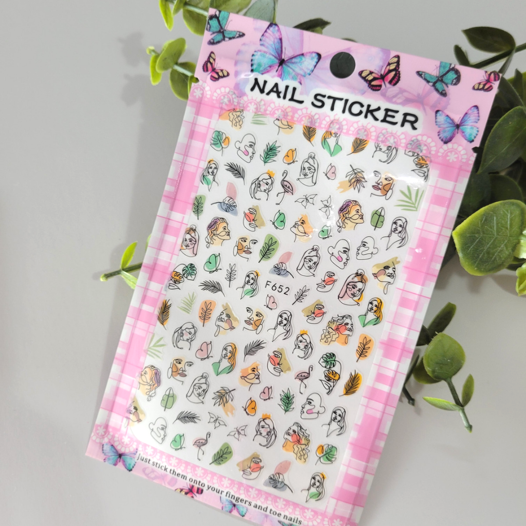 NEUTRAL FACE STICKERS