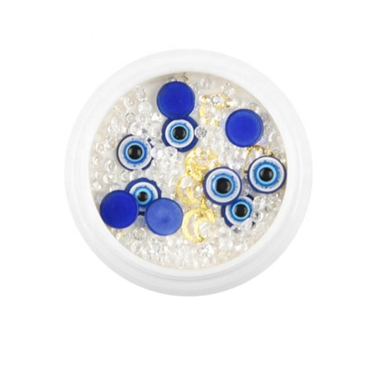 MINI BLUE EVIL EYES DECORATION